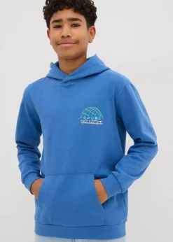 Hoodie mit Rückenprint aus reiner Bio-Baumwolle|bonprix Online