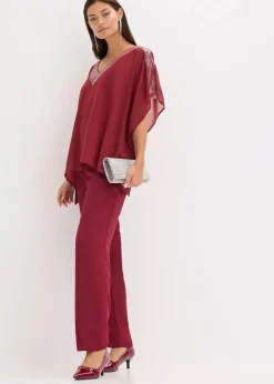 bonprix Bekleidung·Kleider|Festliche Mode|Hose rubinrot