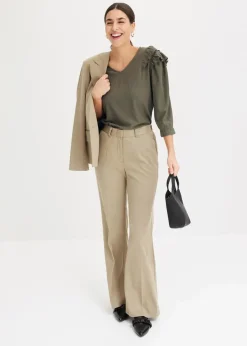 bonprix Kurzgrößen|Bekleidung·Kleider|Hose new khaki