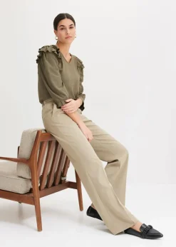 bonprix Kurzgrößen|Bekleidung·Kleider|Hose new khaki