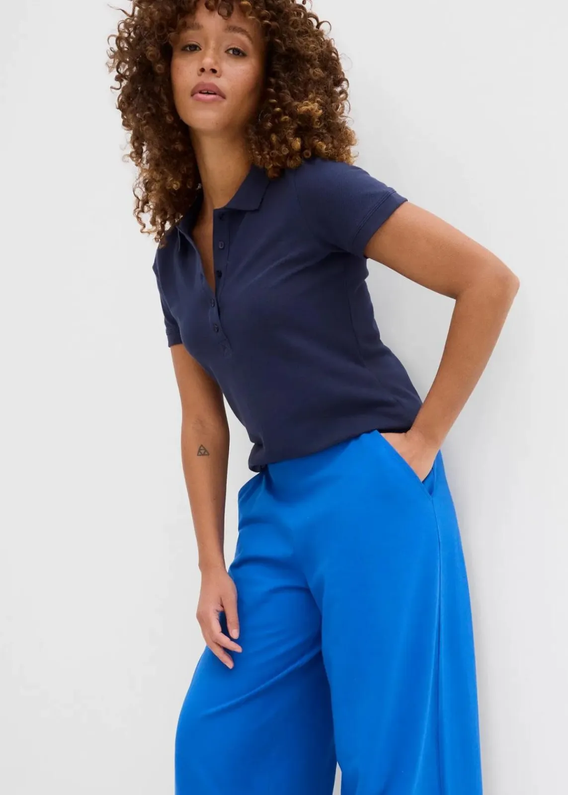 7/8-Hose aus Bio-Baumwolle mit Stretch|bonprix Online