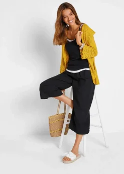 3/4-Hose aus Leinen-Baumwoll-Mischung|bonprix Discount