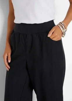 3/4-Hose aus Leinen-Baumwoll-Mischung|bonprix Discount