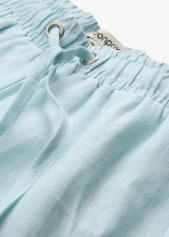 bonprix Bekleidung·Kleider|Premium|Hose aus reinem Leinen eisblau