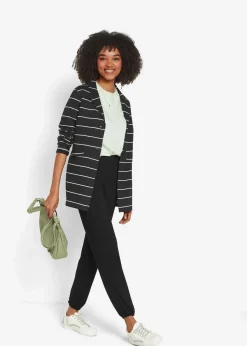 bonprix Bekleidung·Kleider|Hosen|Hose aus Viskose-Mix schwarz