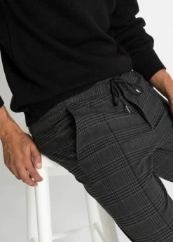 Hose in Wolloptik mit Bequembund, Regular Fit|bonprix New
