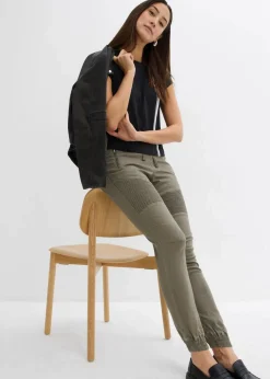 Hose mit Biker-Details|bonprix Discount