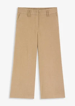 bonprix Bekleidung·Outdoorbekleidung|Bekleidung·Kleider|Hose mit Fischgrat in Wolloptik walnussbraun meliert