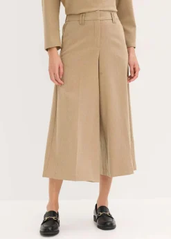 bonprix Bekleidung·Outdoorbekleidung|Bekleidung·Kleider|Hose mit Fischgrat in Wolloptik walnussbraun meliert
