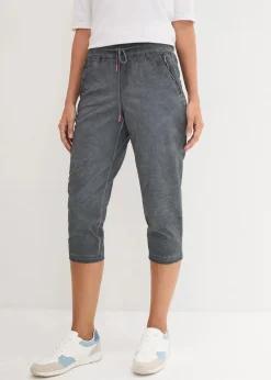 3/4-Hose mit Kontrast-Bindeband|bonprix