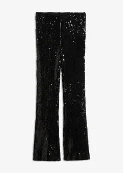 Hose mit Pailletten|bonprix Discount