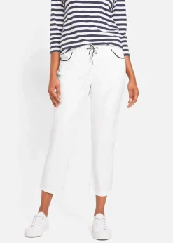 7/8-Hose, Papertouch mit Bequembund|bonprix Best