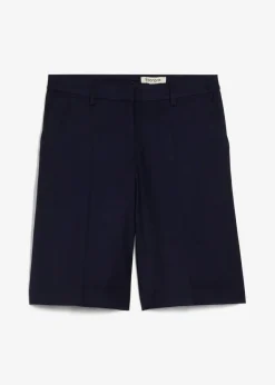 bonprix Hosen|Premium|Hosenrock mit Wollanteil dunkelblau meliert