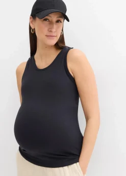2-in-1 BH-Tanktop für die Schwangerschaft und Stillzeit aus Bio-Baumwolle|bonprix Hot