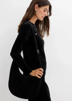 2-in-1 festliches Umstands- und Stillkleid aus weichem Samt|bonprix Sale