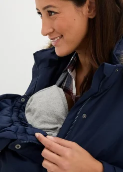 bonprix Bekleidung·Blazer|Umstandsmode|3-in-1 Funktions-Umstandsjacke und Tragejacke dunkelblau