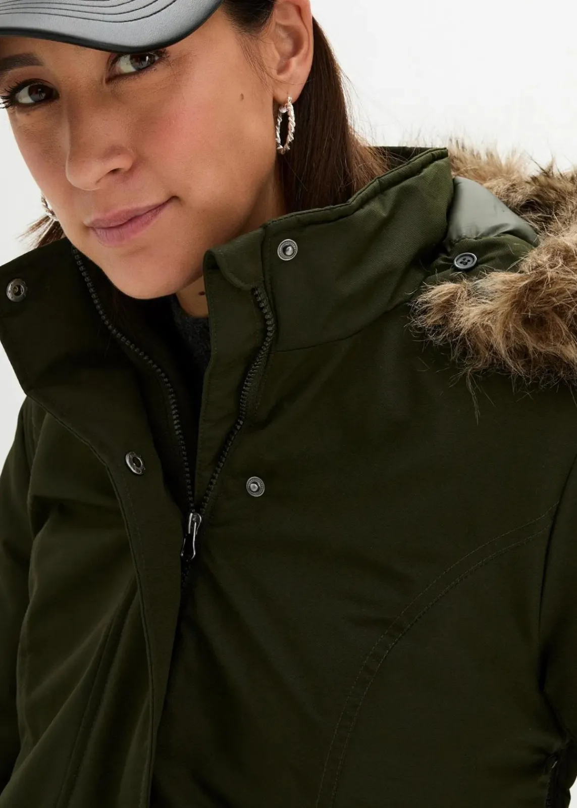 bonprix Nachhaltigere Materialien|Umstandsmode|3-in-1 Funktions-Umstandsjacke und Tragejacke nachtoliv