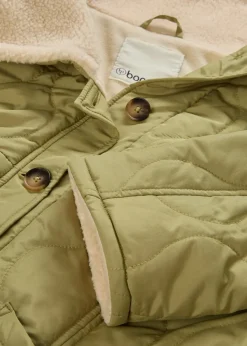 bonprix Bekleidung·Blazer|Umstandsmode|3-in-1 Leichte Umstandsjacke mit Teddyfutter und Trageeinsatz olivkhaki