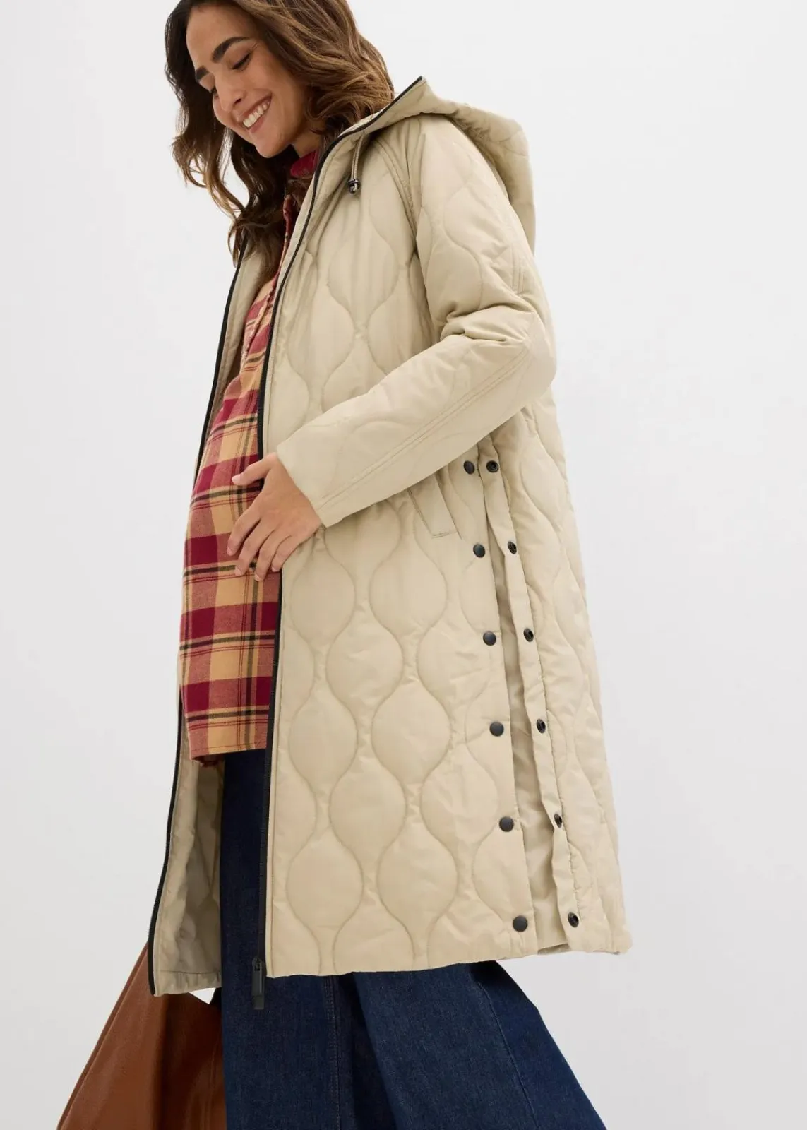 3-in-1 mittelwarm gesteppter Umstands-und Tragemantel|bonprix Outlet