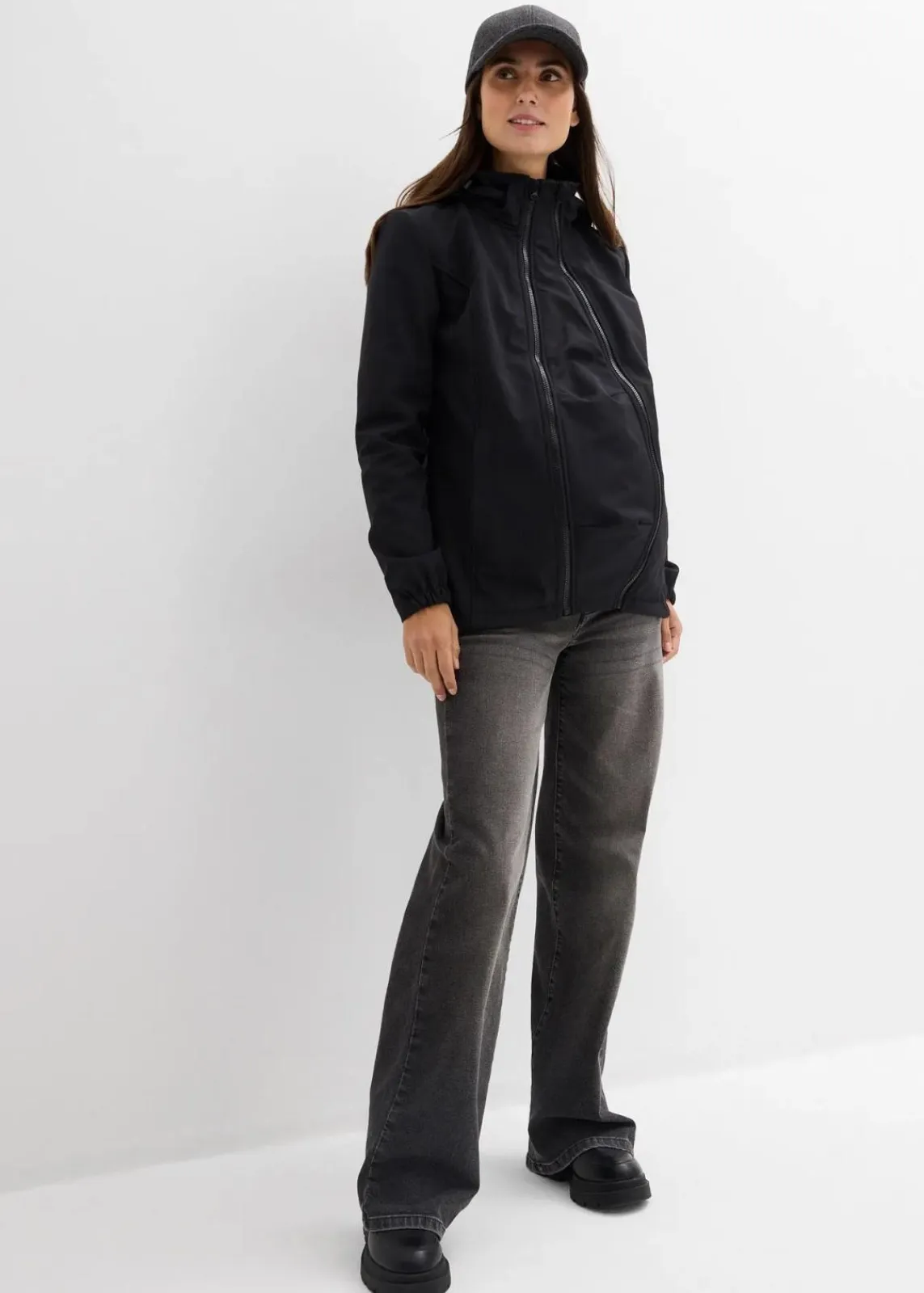 4-in-1 Softshelljacke mit Babyeinsatz zum vorne und hinten tragen|bonprix Sale