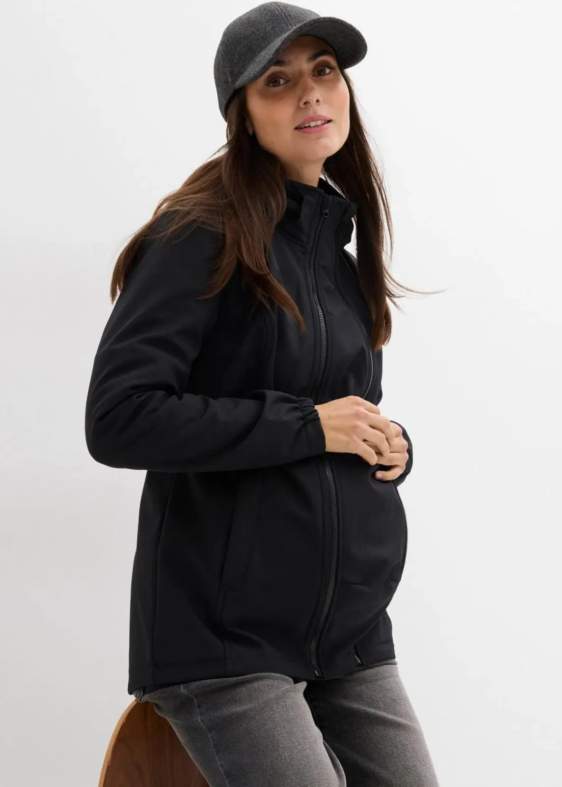 4-in-1 Softshelljacke mit Babyeinsatz zum vorne und hinten tragen|bonprix Sale