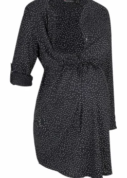 2-in-1 Umstands- und Stillblusenkleid aus fließender Viskose|bonprix Clearance