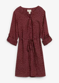 2-in-1 Umstands- und Stillblusenkleid aus fließender Viskose|bonprix Online