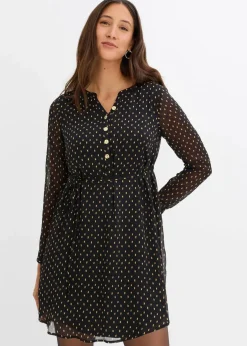 2-in-1 Umstands- und Stillkleid aus Chiffon|bonprix Outlet