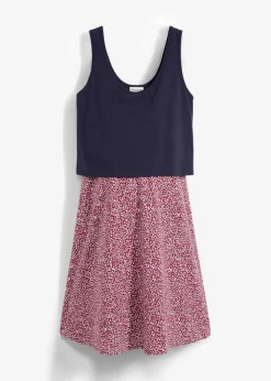 2-in-1 Umstands- und Stillkleid aus Bio-Baumwolljersey|bonprix Clearance