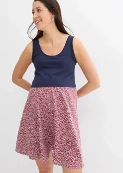 2-in-1 Umstands- und Stillkleid aus Bio-Baumwolljersey|bonprix Clearance
