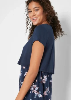 2-in-1 Umstands- und Stillkleid aus aus Viskose-Jersey|bonprix Online