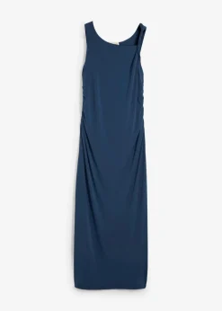 bonprix Bekleidung·Blazer|Umstandsmode|2-in-1 Umstands- und Stillkleid mit seitlichen Reißverschlüssen tiefblau