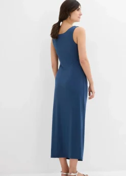 bonprix Bekleidung·Blazer|Umstandsmode|2-in-1 Umstands- und Stillkleid mit seitlichen Reißverschlüssen tiefblau