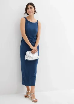 bonprix Bekleidung·Blazer|Umstandsmode|2-in-1 Umstands- und Stillkleid mit seitlichen Reißverschlüssen tiefblau