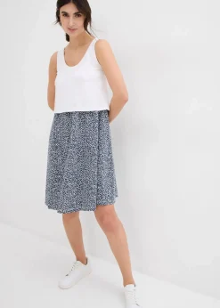 2-in-1 Umstands- und Stillkleid aus Bio-Baumwolljersey|bonprix Online