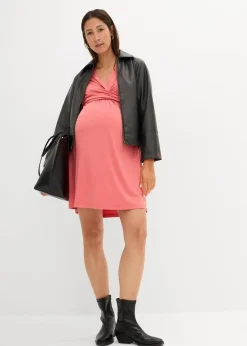 2-in-1 Umstands- und Stillkleid aus Viskose-Stretch|bonprix