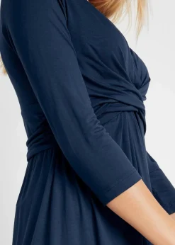 2-in-1 Umstands- und Stillkleid aus Viskose-Stretch|bonprix