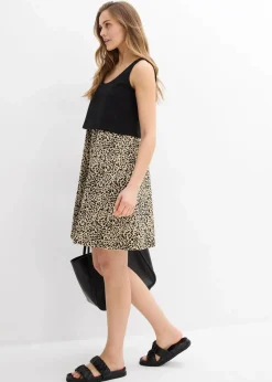 2-in-1 Umstands- und Stillkleid aus Baumwolljersey|bonprix Online