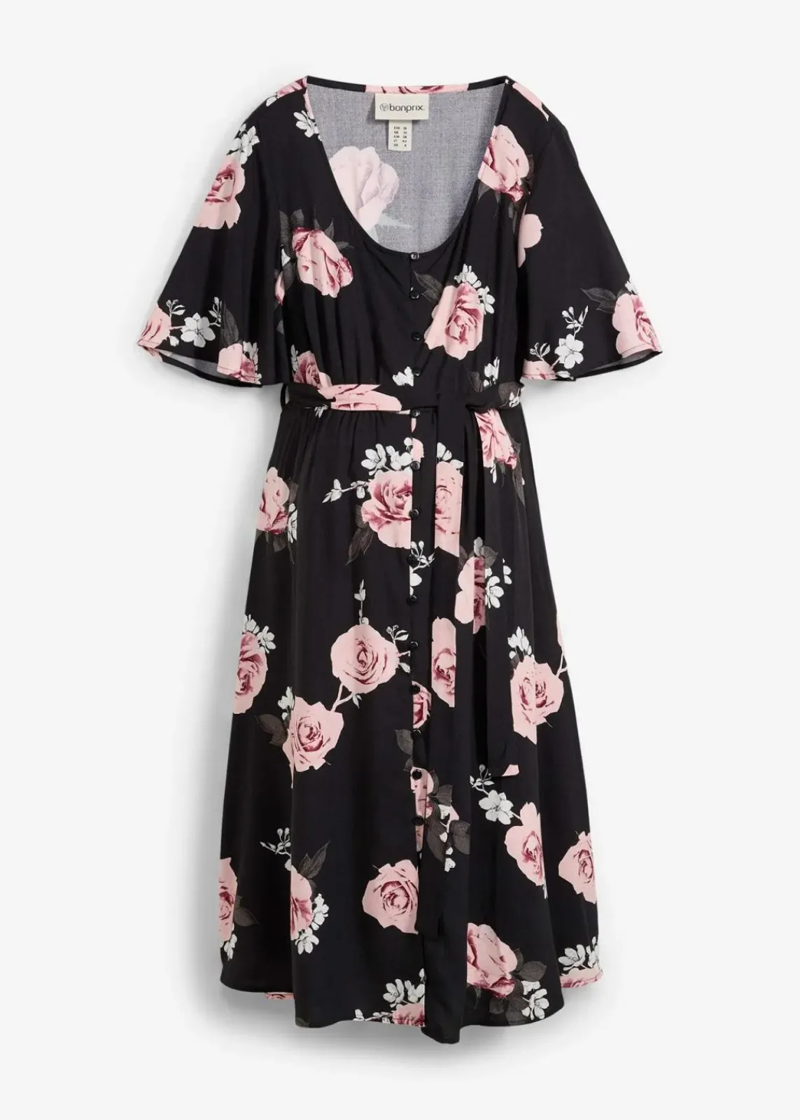 2-in-1 Umstands- und Stillkleid aus gewebter Viskose|bonprix Hot