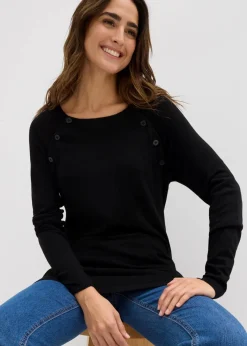 2-in-1 Umstands- und Stillpullover aus Feinstrick|bonprix Discount