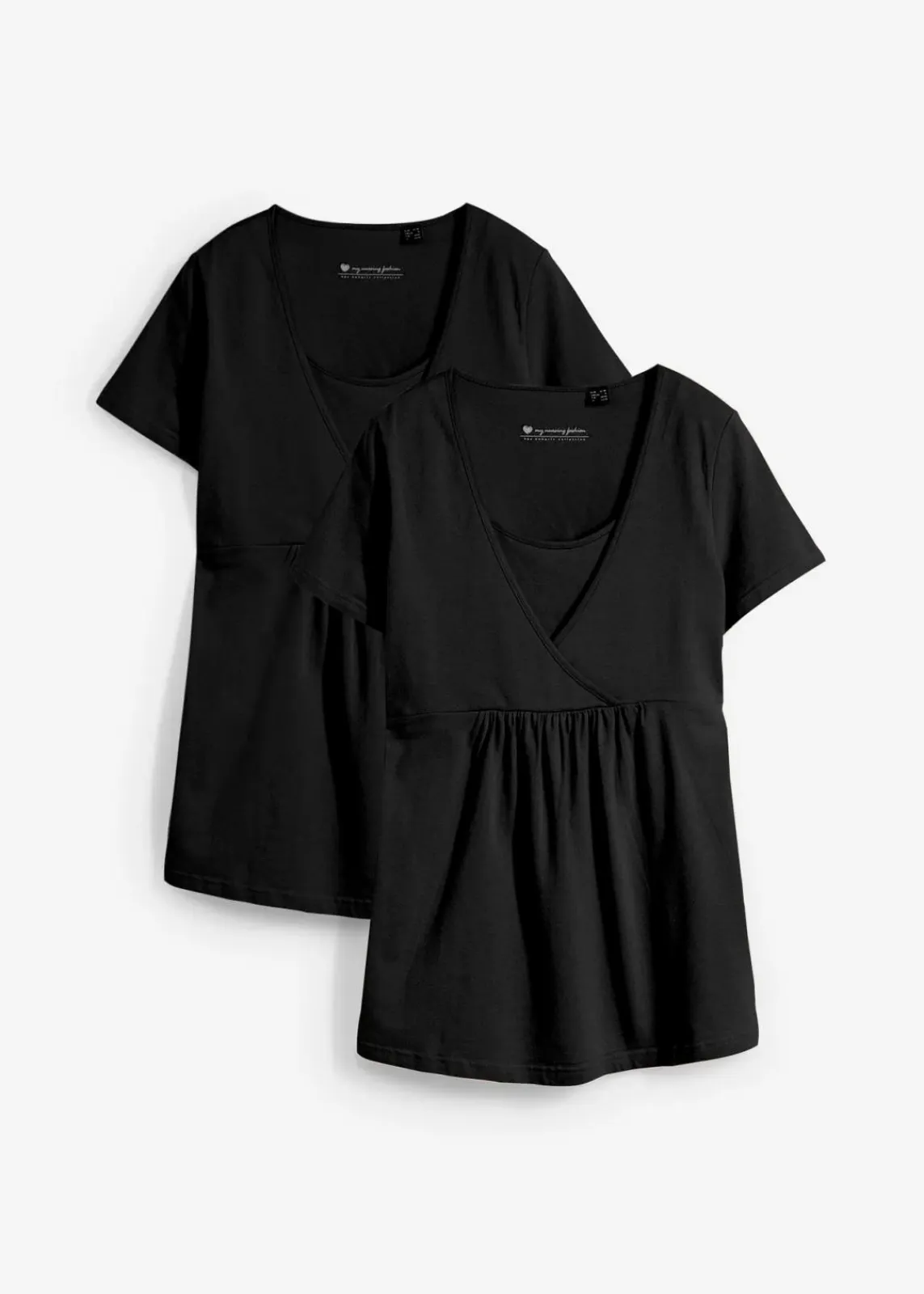 2-in-1 Umstands- und Stillshirts (2er Pack)|bonprix Best