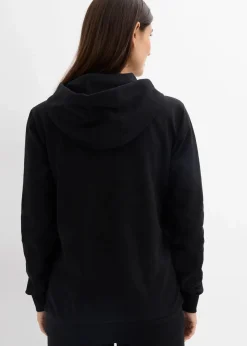 bonprix Bekleidung·Blazer|Nachhaltigere Materialien|2-in-1 Umstands- und Stillsweatshirt aus reiner Bio-Baumwolle schwarz