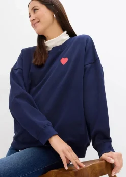 2-in-1 Umstands- und Still-Sweatshirt aus Bio-Baumwolle|bonprix New