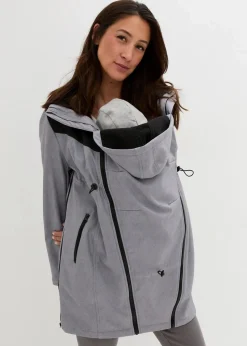3-in-1 Umstands- und Tragemantel aus Softshell|bonprix Outlet