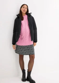 bonprix Bekleidung·Blazer|Umstandsmode|3-in-1 Umstandsjacke mit Trageeinsatz schwarz