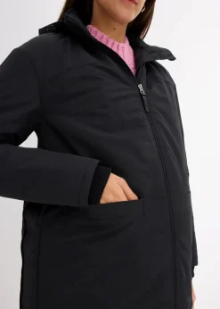 bonprix Bekleidung·Blazer|Umstandsmode|3-in-1 Umstandsjacke mit Trageeinsatz schwarz