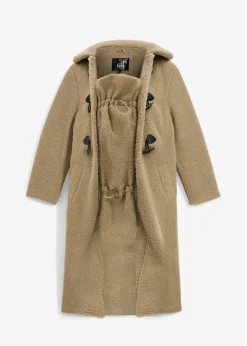 3-in-1 Umstandsmantel mit Trageeinsatz aus Teddyfleece|bonprix Outlet