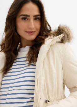 bonprix Bekleidung·Blazer|Umstandsmode|3-in-1 Umstandsparka mit Trageeinsatz natur