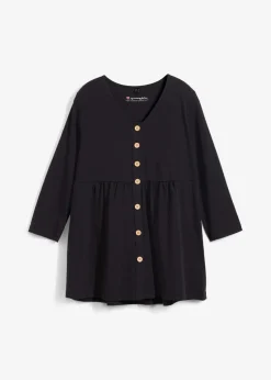 bonprix Bekleidung·Blazer|Nachhaltigere Materialien|2-in-1 Umstandsshirt und Stillshirt aus Bio-Baumwolle schwarz