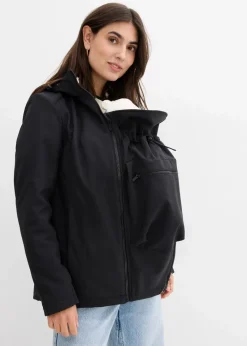 6-in-1 Umstands-Tragejacke mit herausnehmbarer Fleecejacke|bonprix New
